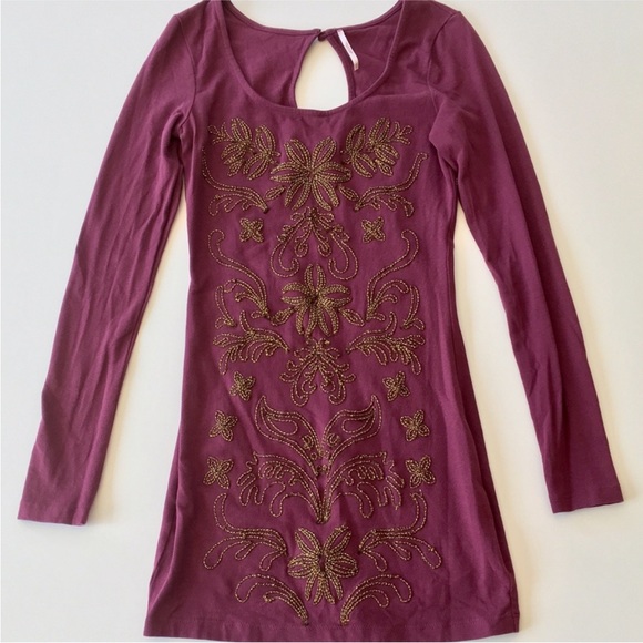 Free People Lady in Waiting Embroidered Bodycon Dress - Picture 4 of 9